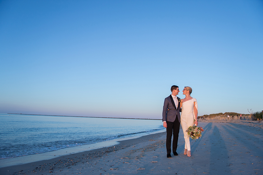 Galley Beach Wedding In Nantucket Massachusetts
