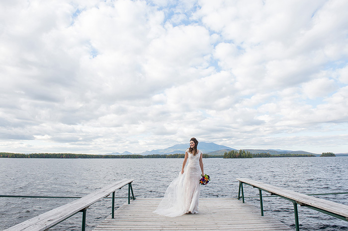 maine wedding photographer brea mcdonald photographing new england bridal inspiration shoot featured in real maine weddings magazine at the new england outdoor center in millinocket maine maine weddings maine wedding inspiration 
