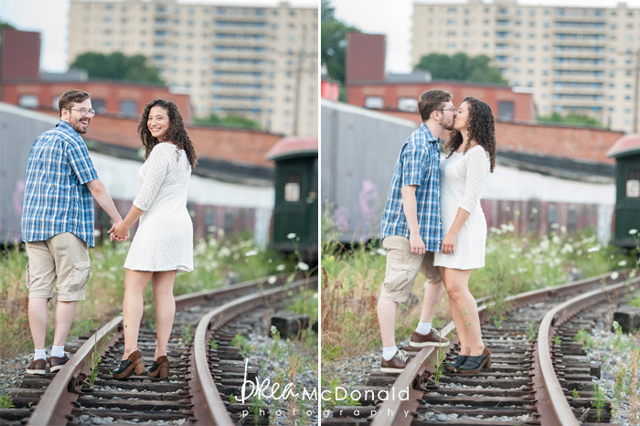 portland maine engagement session photographed by associate photographer jordan moody for brea mcdonald photography